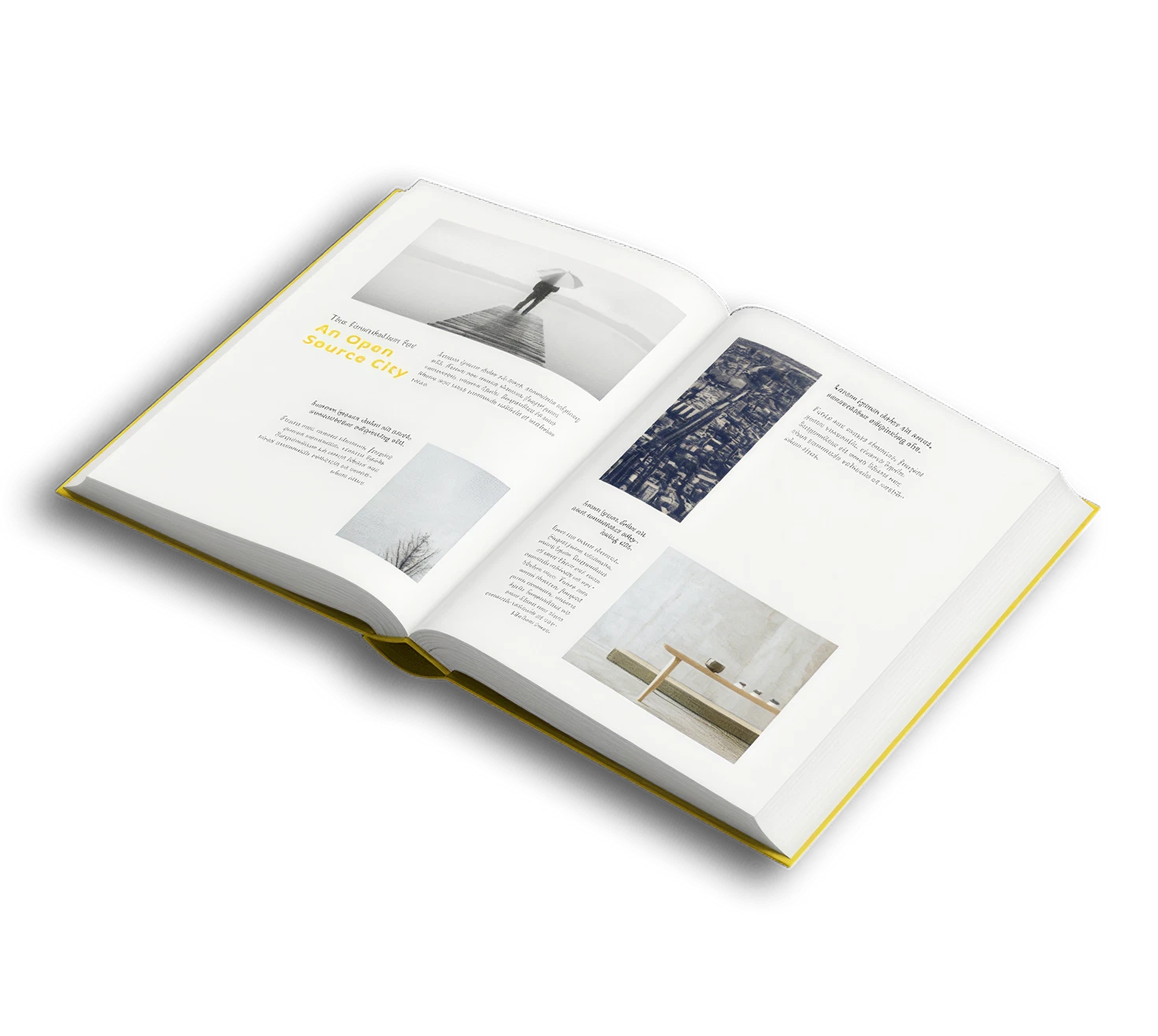 Open book showing a marketing checklist